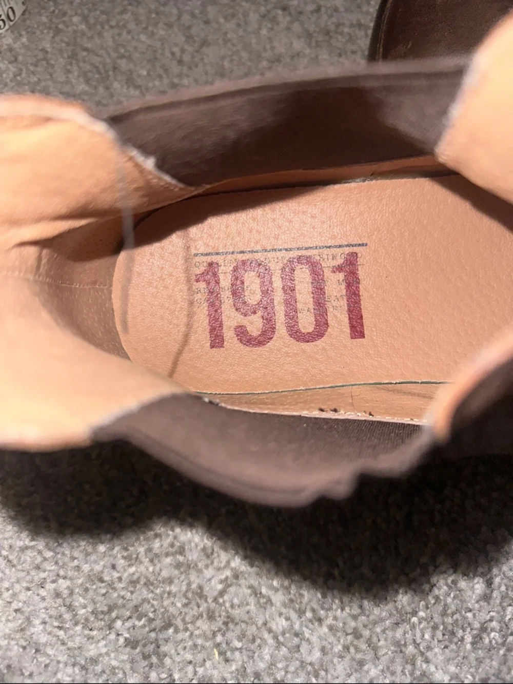 1901 Nordstrom Men's Brown Leather Chukka Chelsea Boots